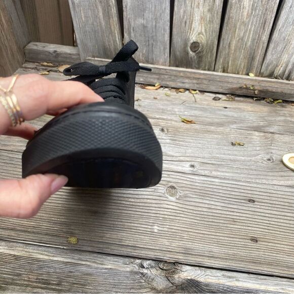 Anine Bing High Top Leather Sneakers in Black size EU37 - Picture 12 of 15